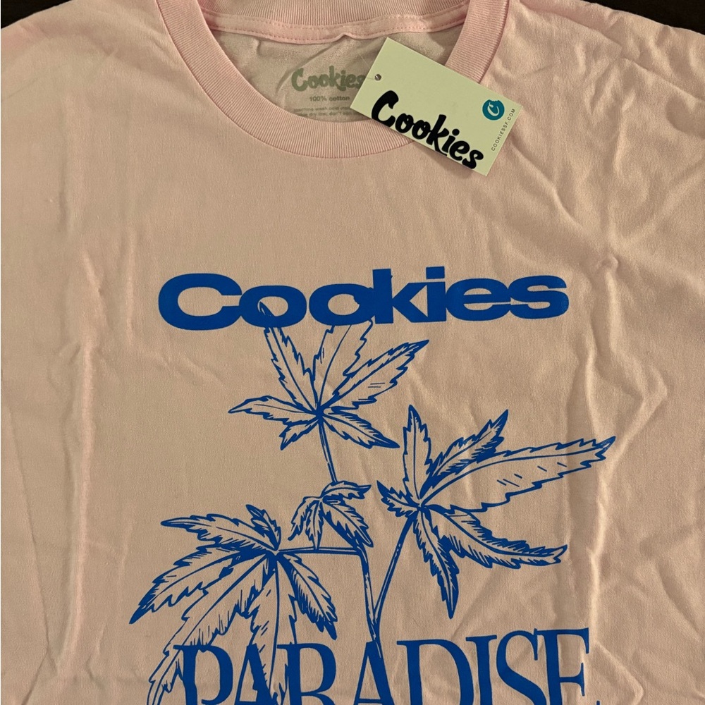 Cookies Brand Pink and Blue Graphic T-Shirt